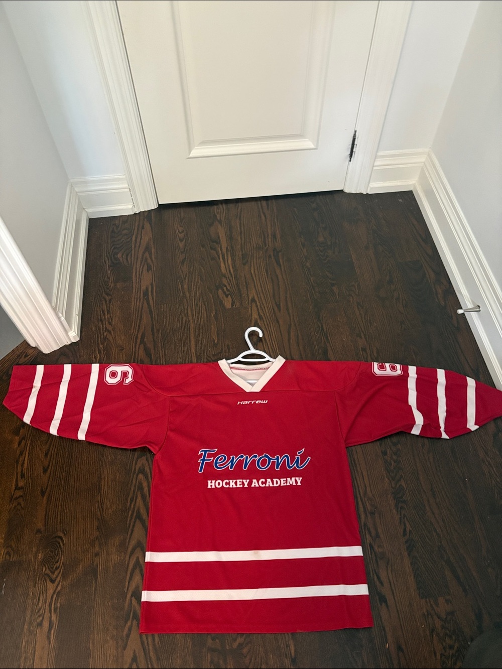Hockey Academy Adult Red Hockey Jersey
